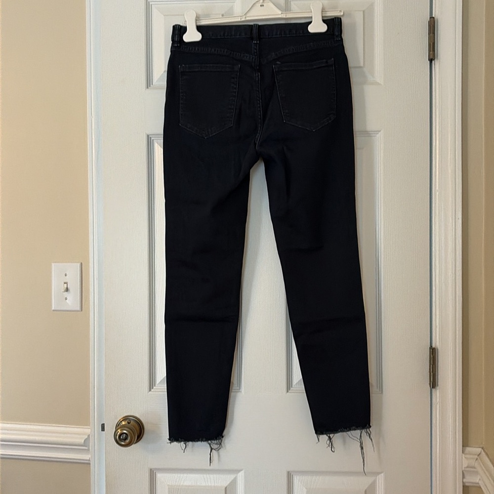 Banana Republic Women's dark blue mid rise Skinny Jeans - Picture 2 of 5